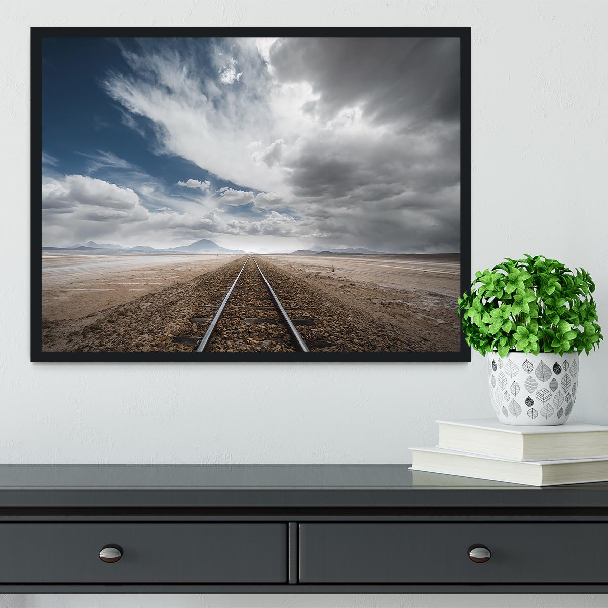 The Long Road Framed Print - Canvas Art Rocks - 2