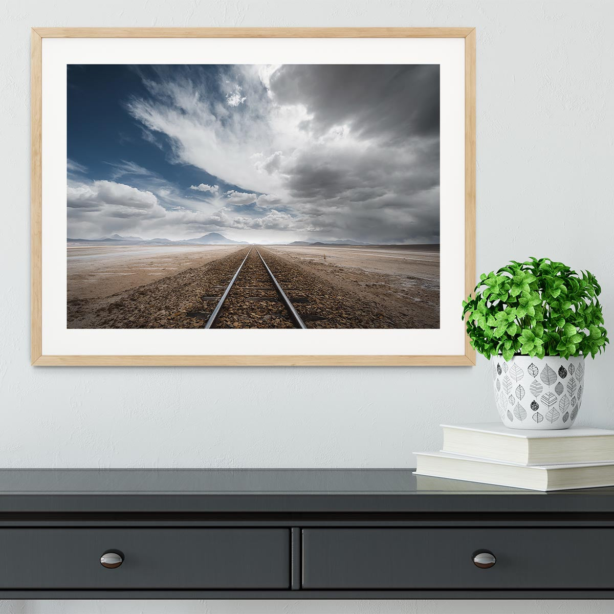 The Long Road Framed Print - Canvas Art Rocks - 3