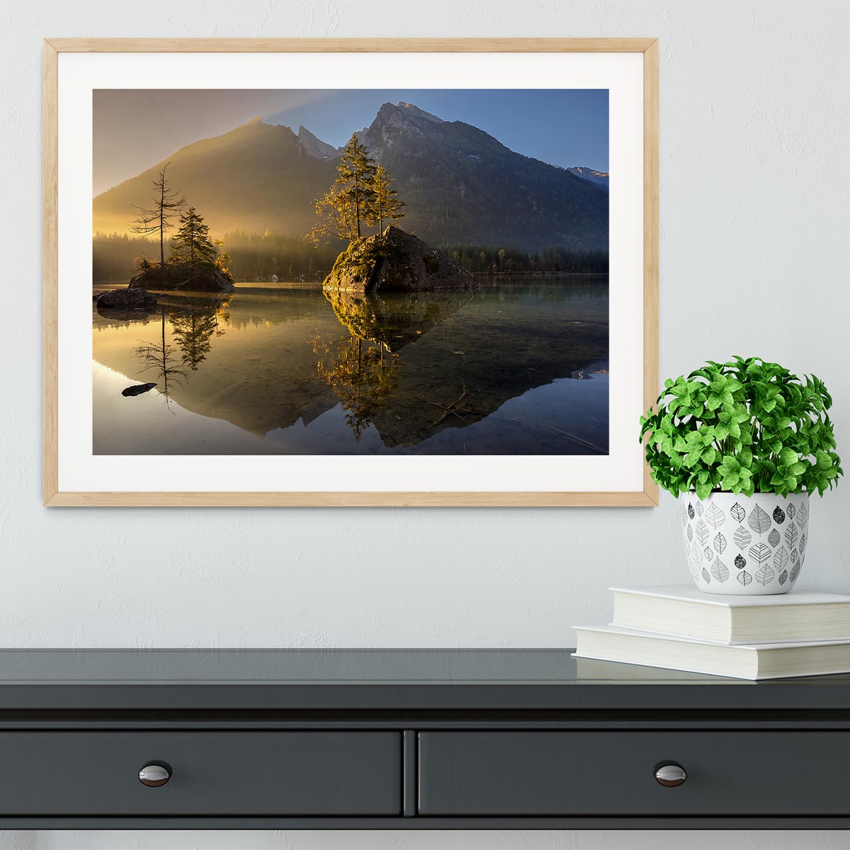 Golden Morning Framed Print - Canvas Art Rocks - 3