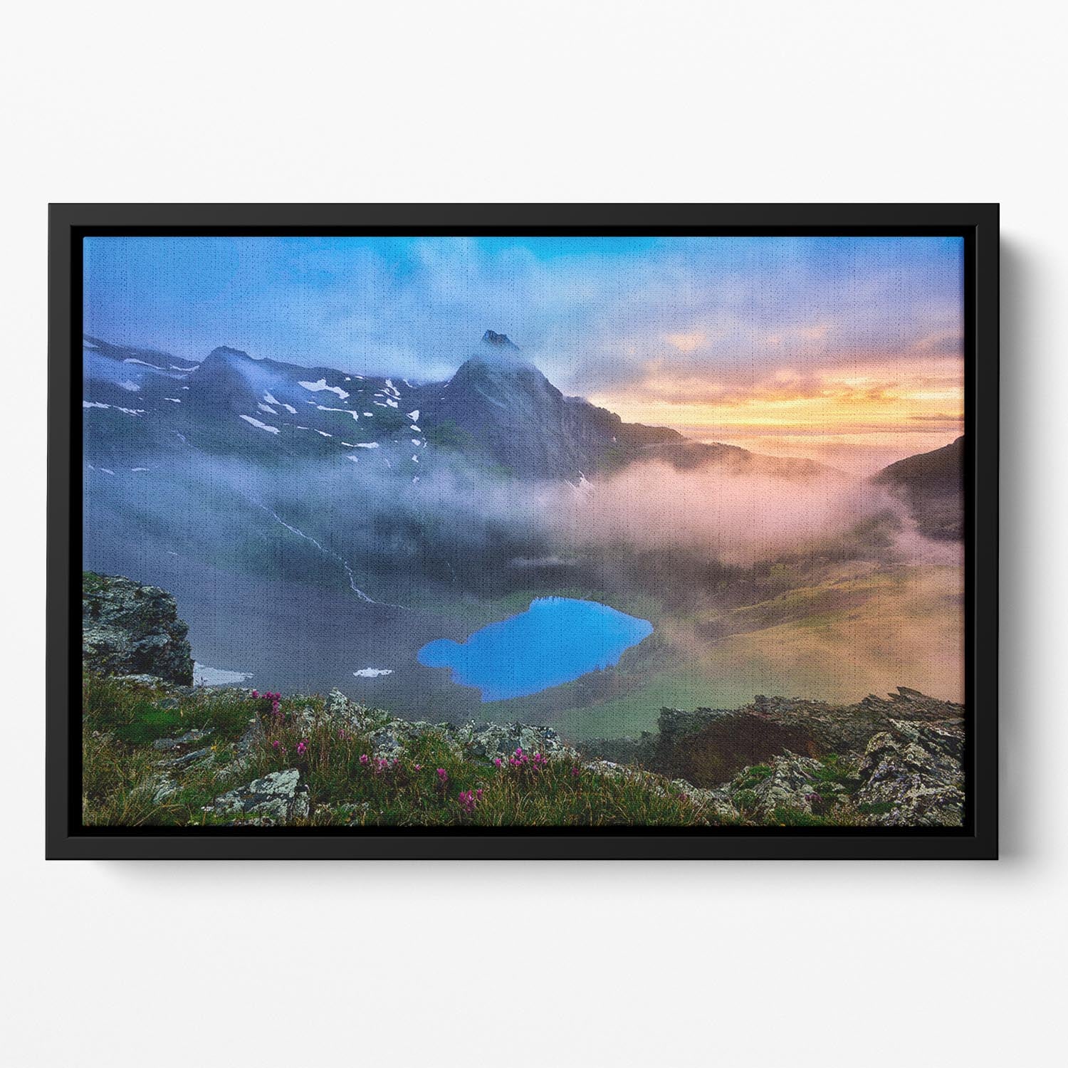 Colorado Paradise Floating Framed Canvas - Canvas Art Rocks - 2