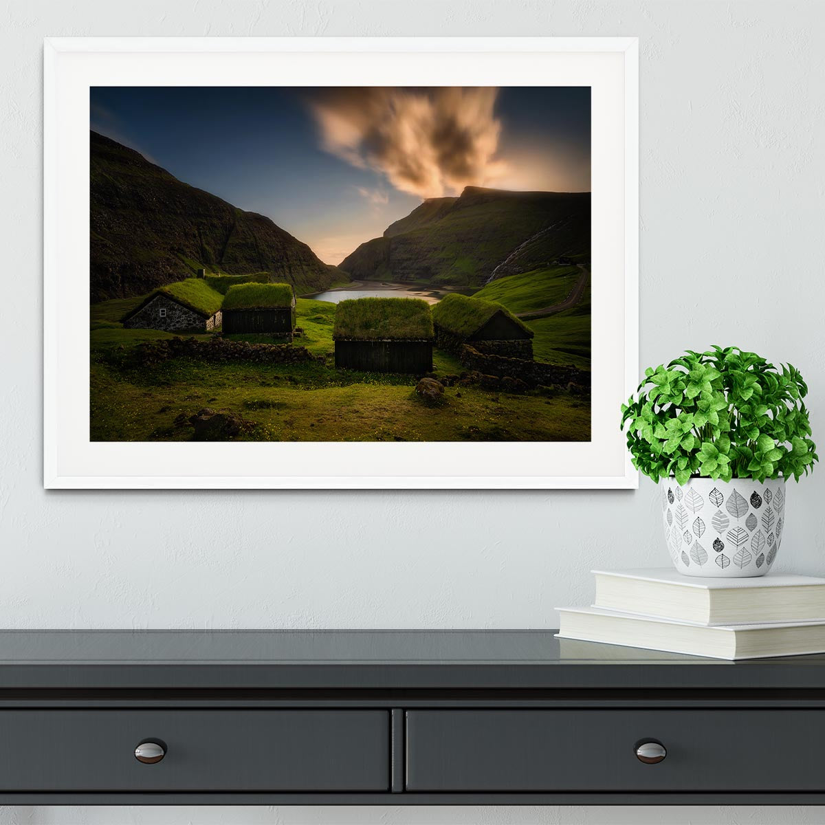 Saksun Village Framed Print - Canvas Art Rocks - 5