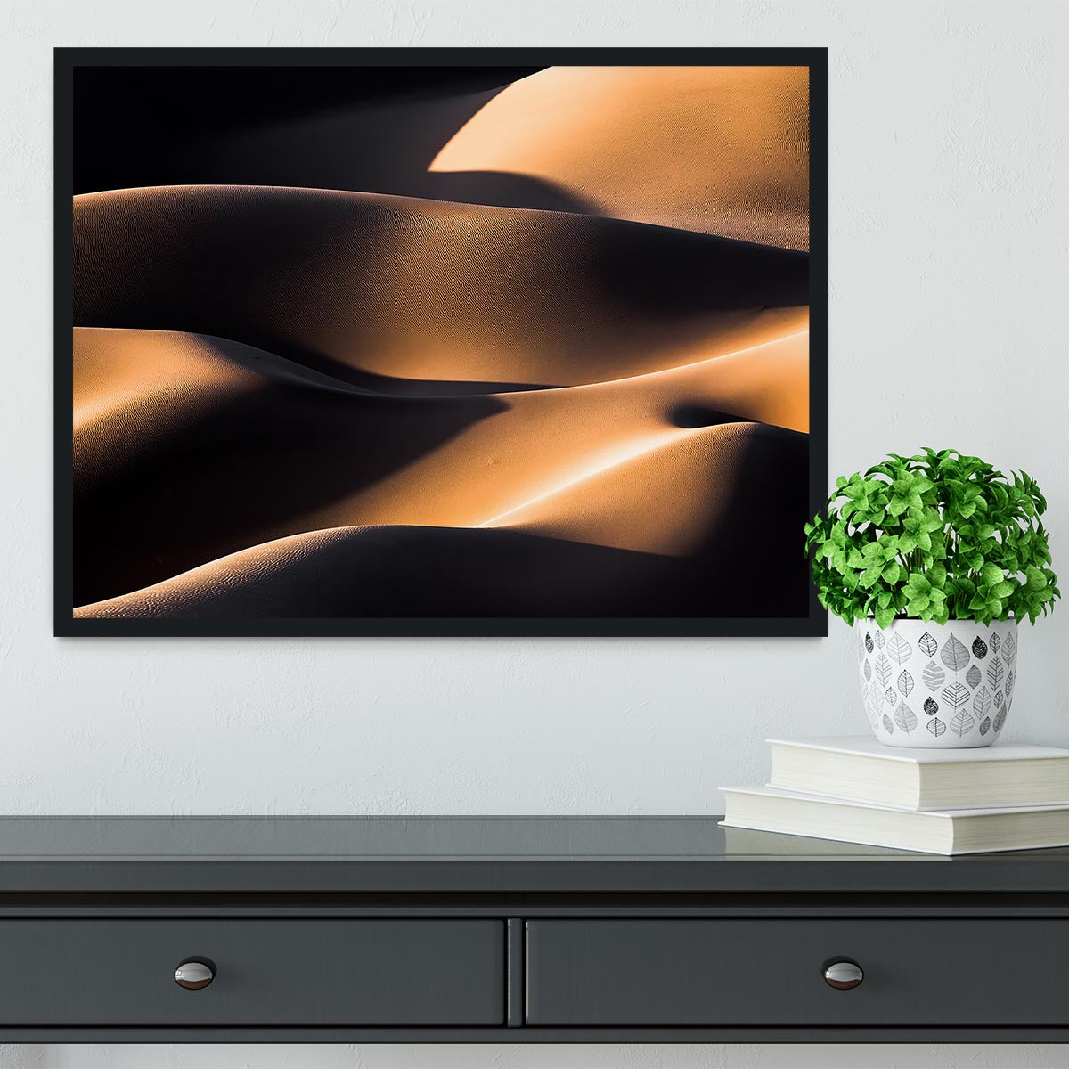 Wave Framed Print - Canvas Art Rocks - 2