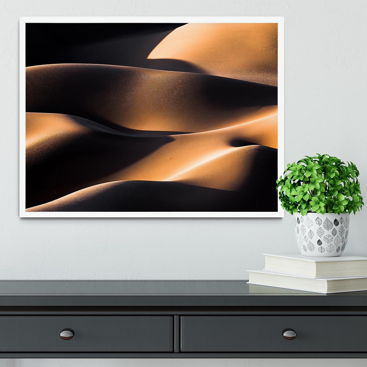 Wave Framed Print - Canvas Art Rocks -6