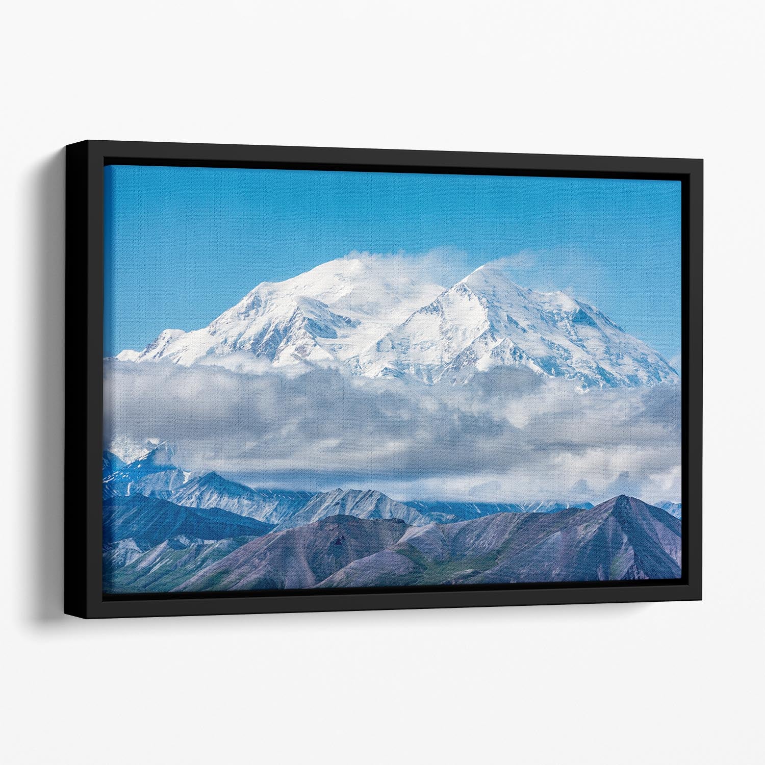 The Departing Storm Floating Framed Canvas - Canvas Art Rocks - 1