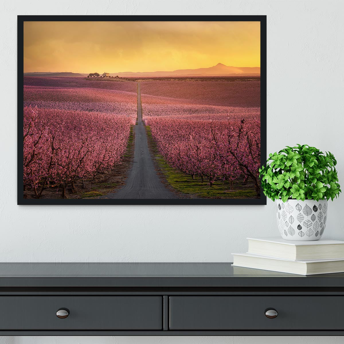 Flowering Framed Print - Canvas Art Rocks - 2