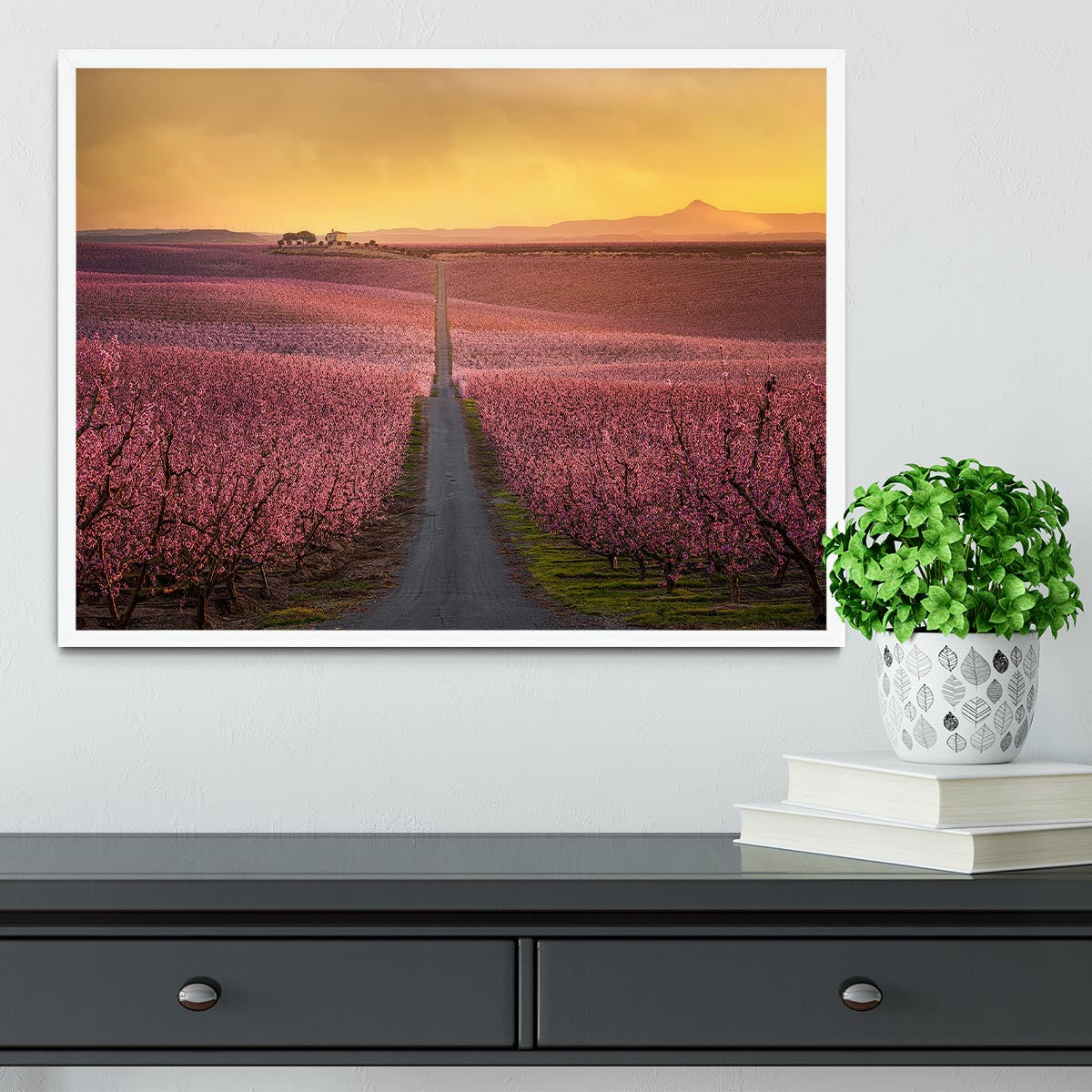 Flowering Framed Print - Canvas Art Rocks -6