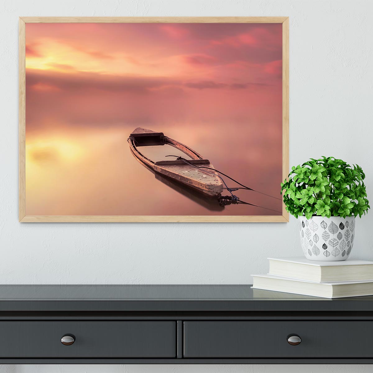 The Boat Framed Print - Canvas Art Rocks - 4