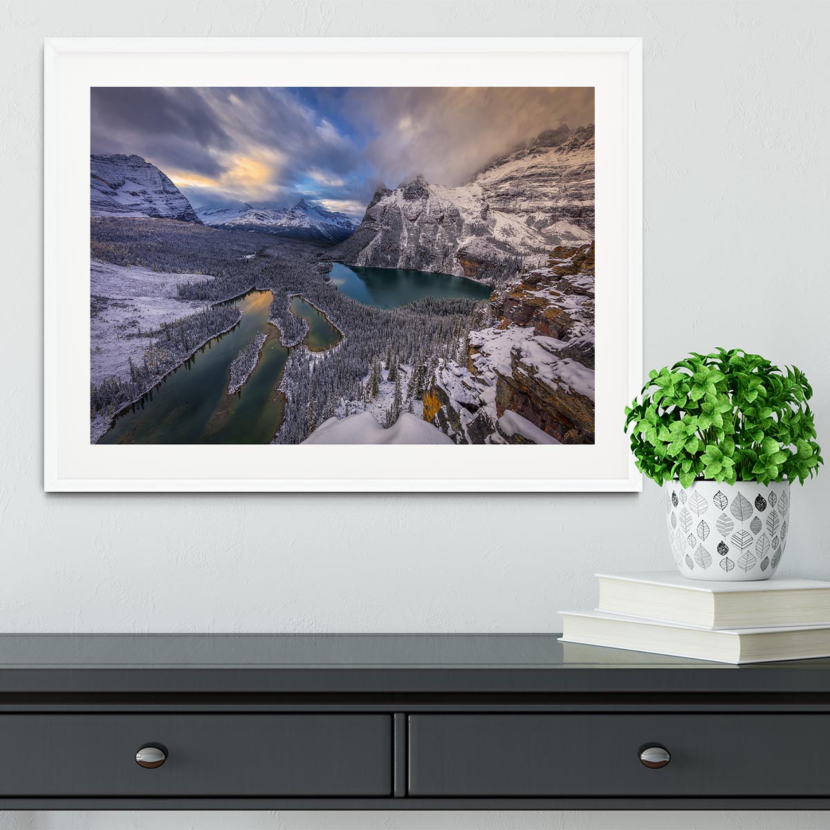 Lake Ohara Framed Print - Canvas Art Rocks - 5