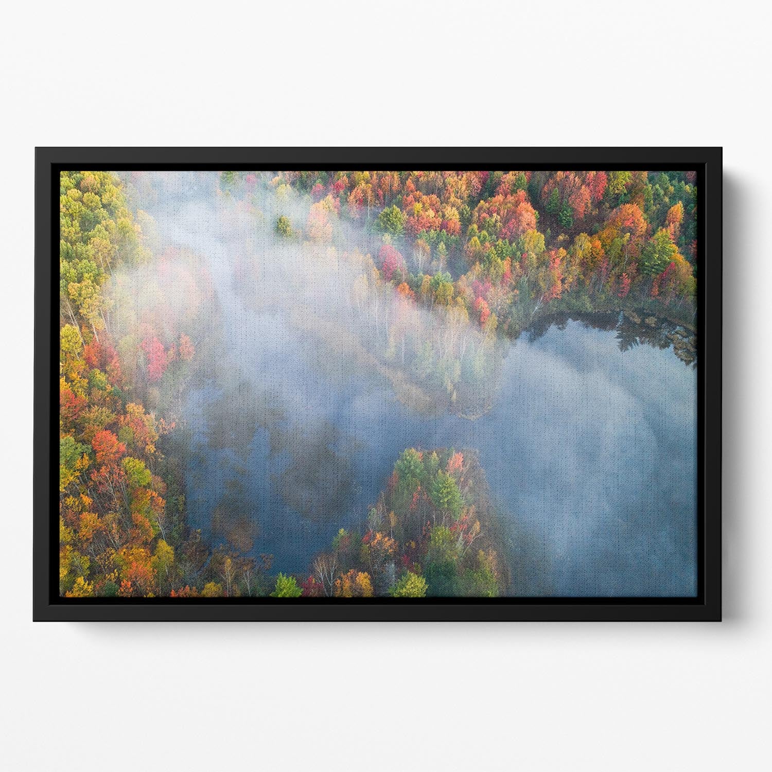 Autumn Symphony I Floating Framed Canvas - Canvas Art Rocks - 2