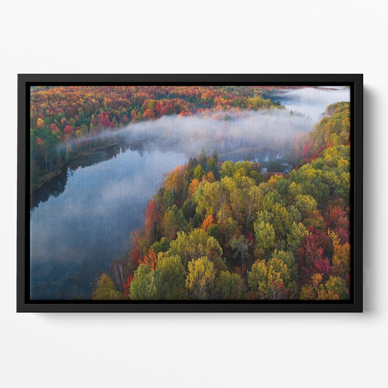 Autumn Symphony Ii Floating Framed Canvas - Canvas Art Rocks - 2