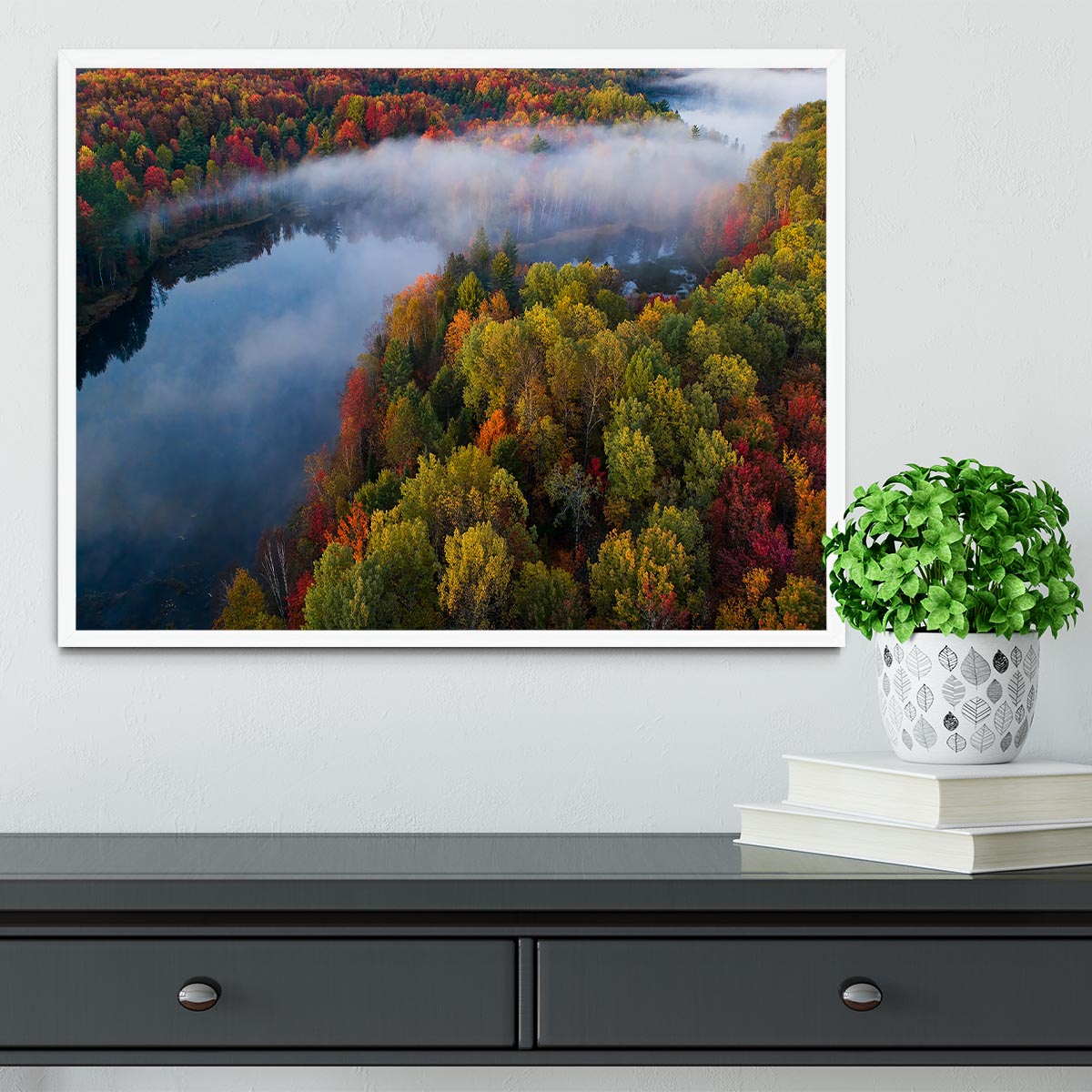 Autumn Symphony Ii Framed Print - Canvas Art Rocks -6