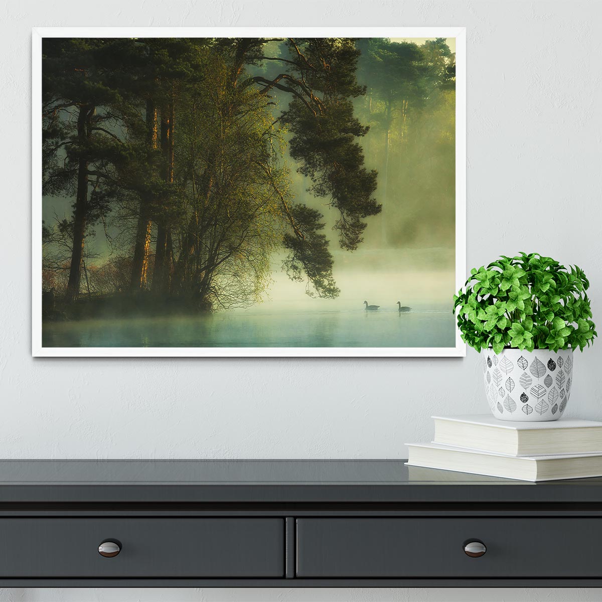 Dutch Fen Framed Print - Canvas Art Rocks -6