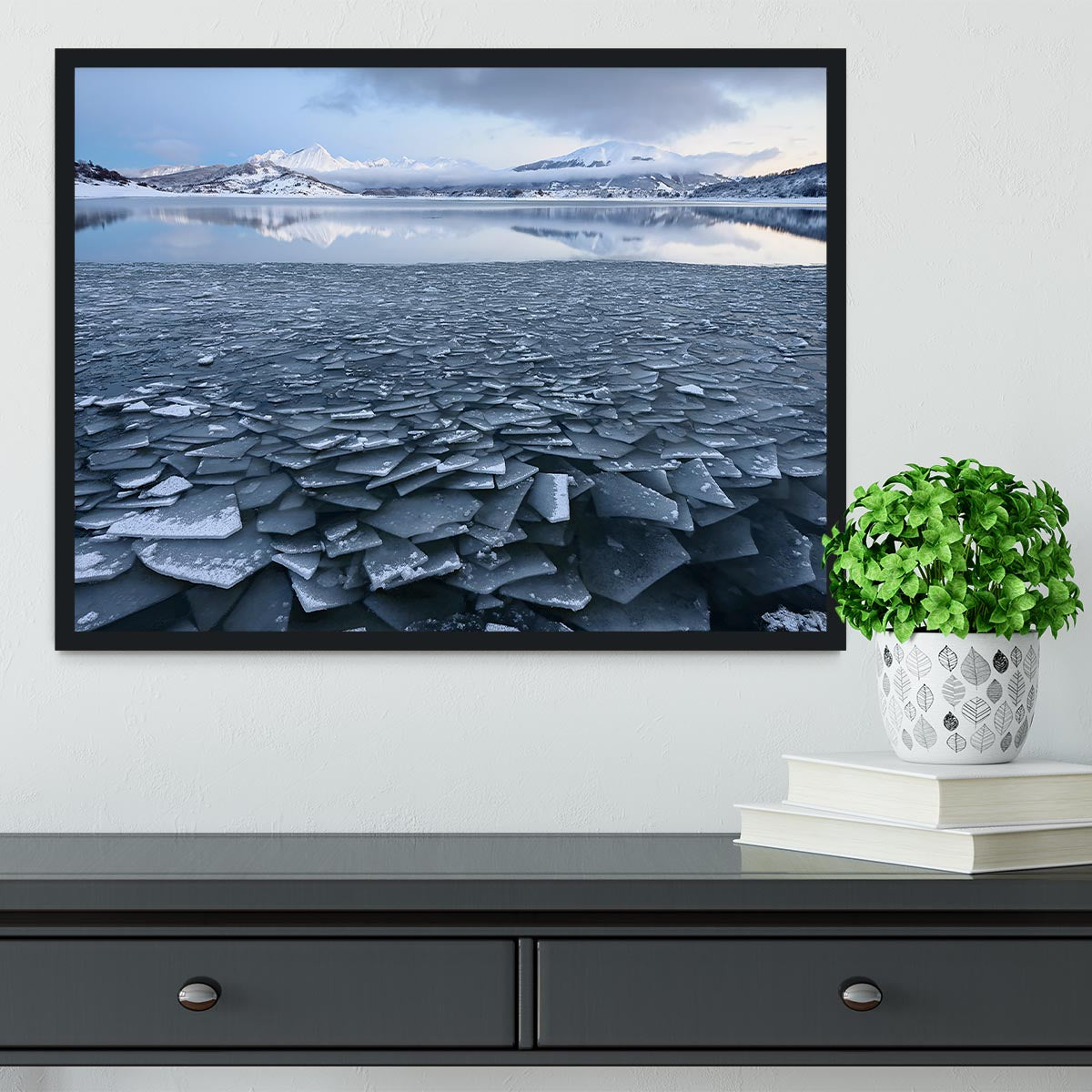 Ice Shards Framed Print - Canvas Art Rocks - 2