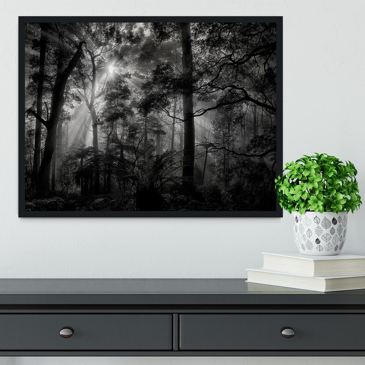 Primary Forest Framed Print - Canvas Art Rocks - 2