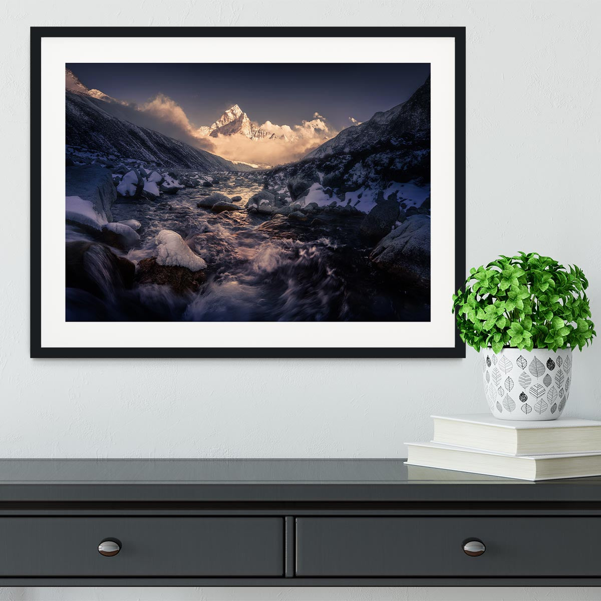 Ama Dablam Framed Print - Canvas Art Rocks - 1