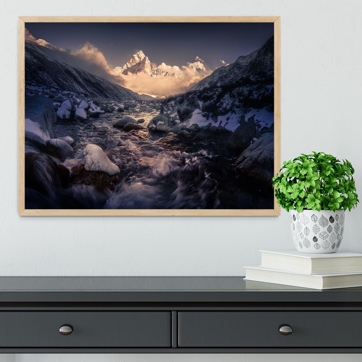 Ama Dablam Framed Print - Canvas Art Rocks - 4