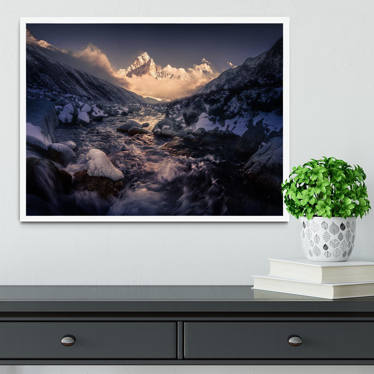 Ama Dablam Framed Print - Canvas Art Rocks -6