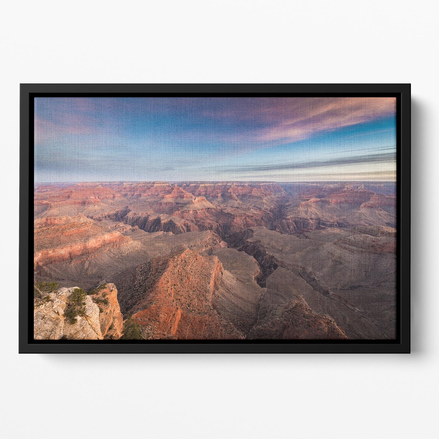 South Rim Sunrise Floating Framed Canvas - Canvas Art Rocks - 2