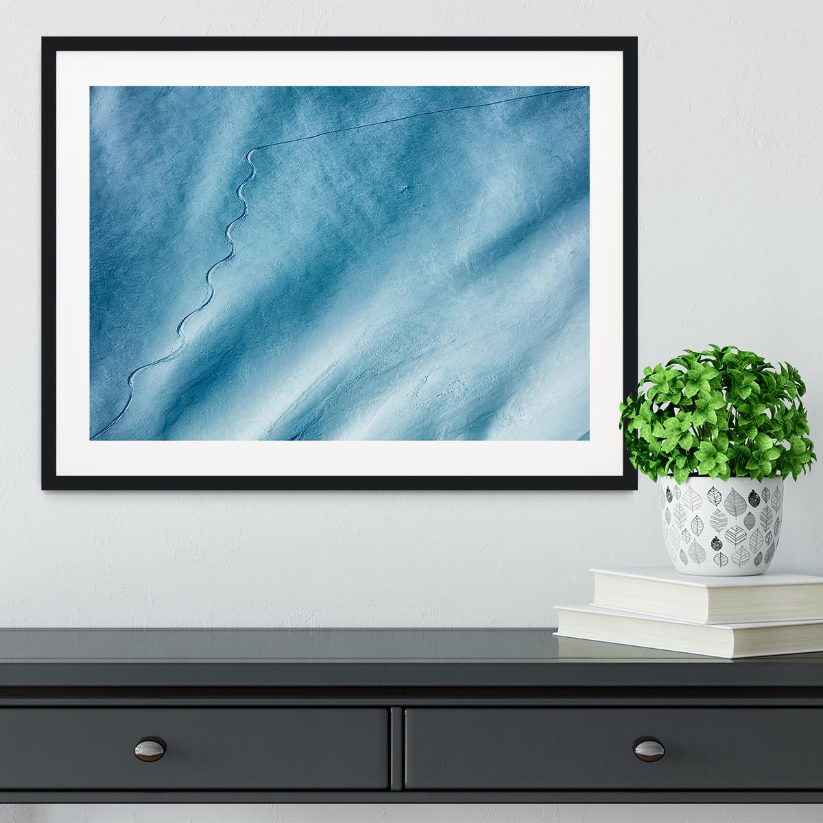 Wave Framed Print - Canvas Art Rocks - 1