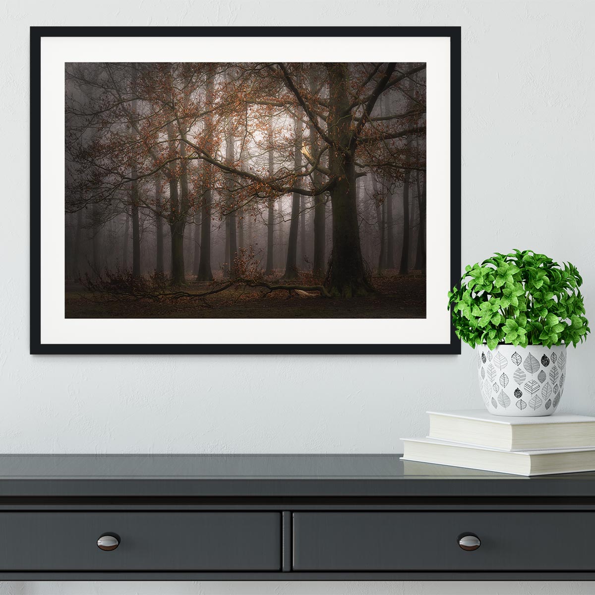 Foggy MemoryOf The Past Framed Print - Canvas Art Rocks - 1