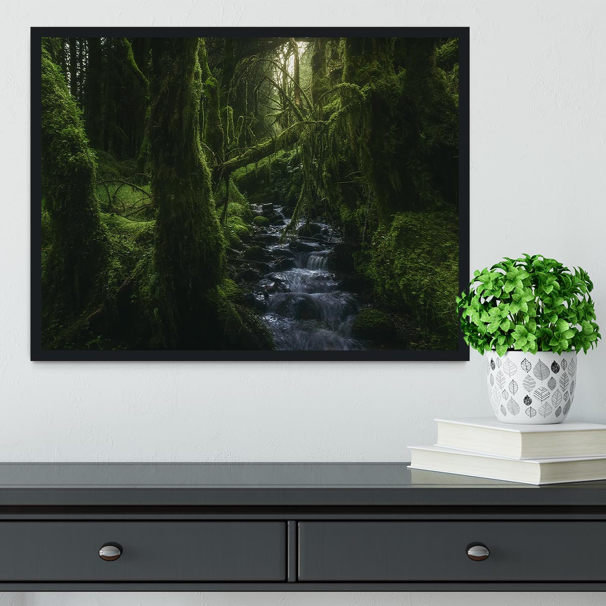 Hidden Wood Framed Print - Canvas Art Rocks - 2