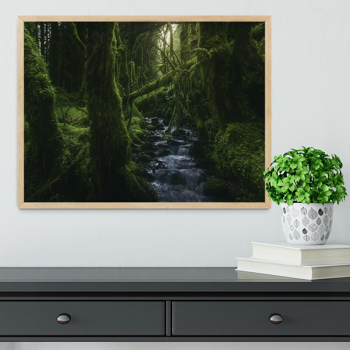 Hidden Wood Framed Print - Canvas Art Rocks - 4