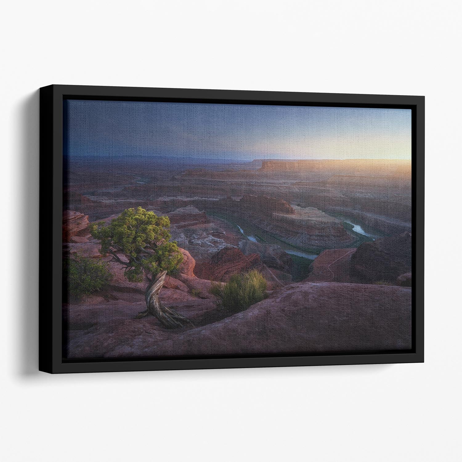 Deadhorse Land Floating Framed Canvas - Canvas Art Rocks - 1