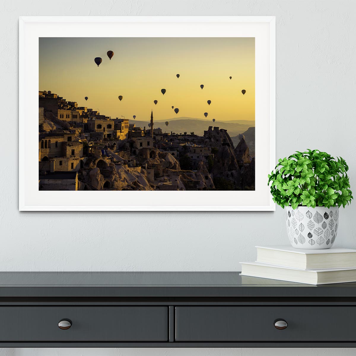 Sunrise Over Cappadocia Framed Print - Canvas Art Rocks - 5