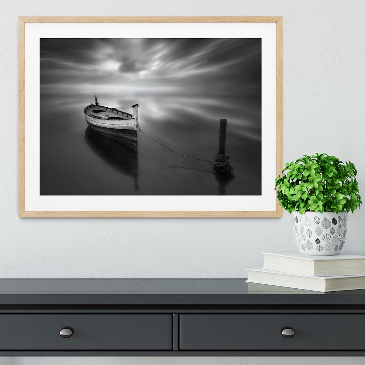 The Boat Ii Framed Print - Canvas Art Rocks - 3