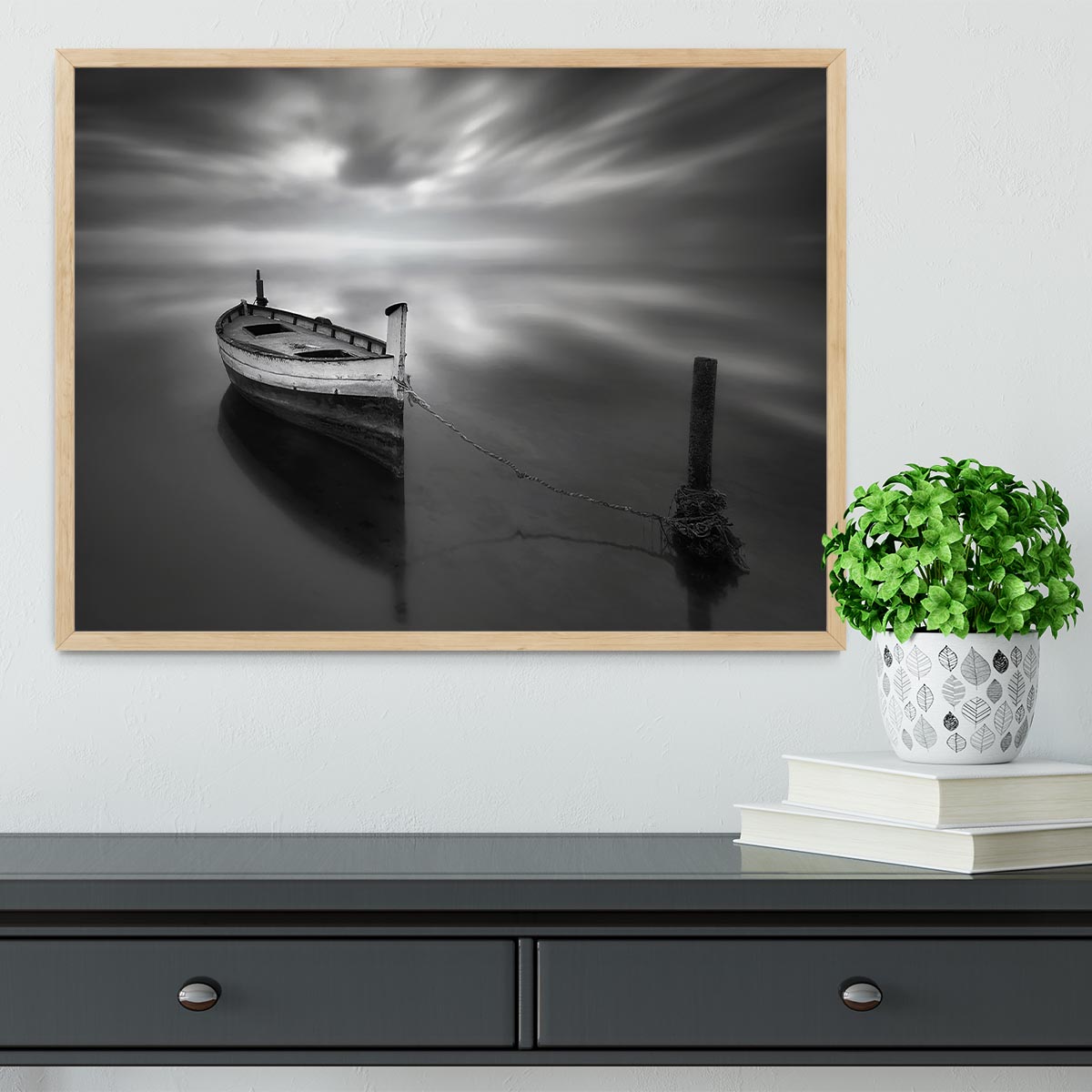 The Boat Ii Framed Print - Canvas Art Rocks - 4