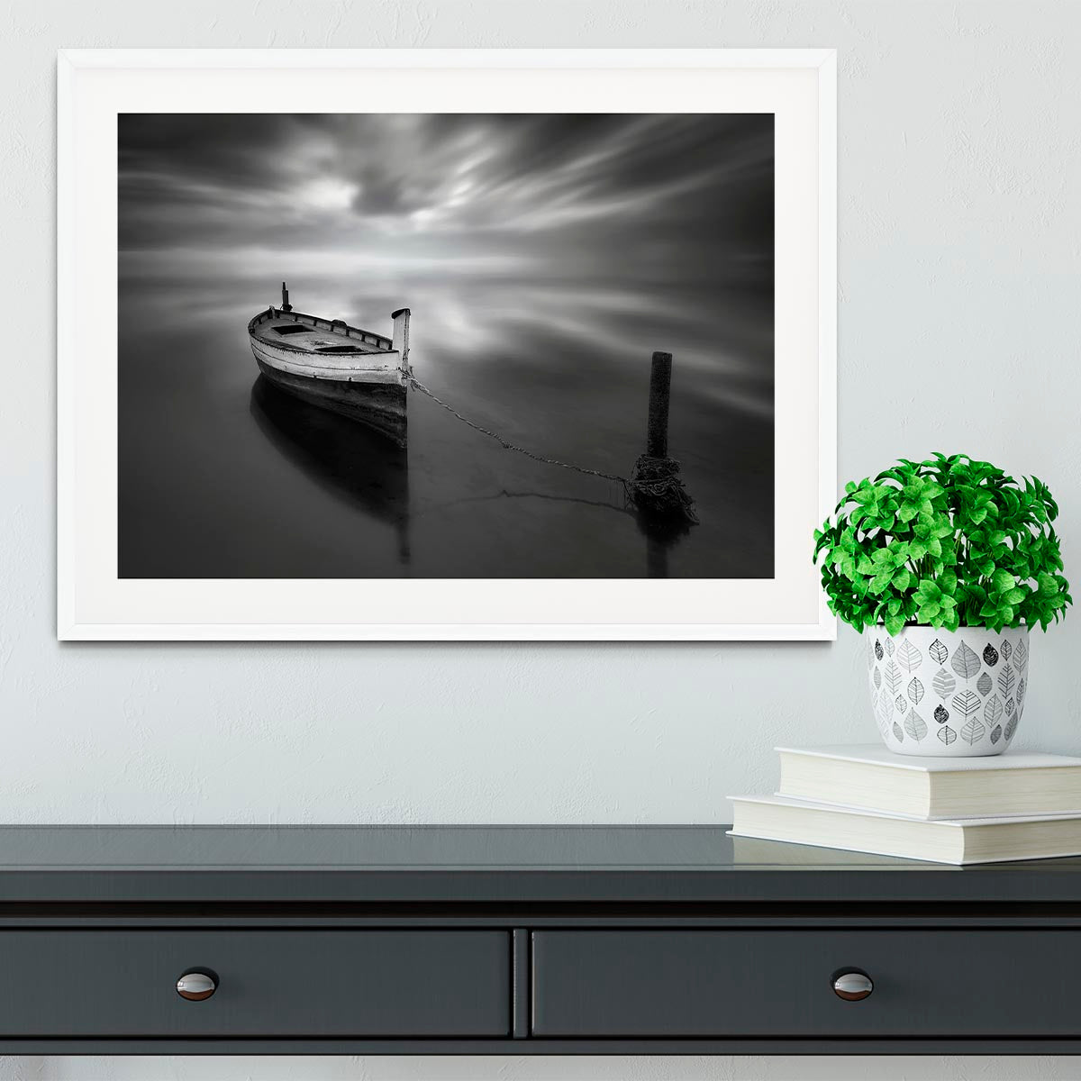 The Boat Ii Framed Print - Canvas Art Rocks - 5