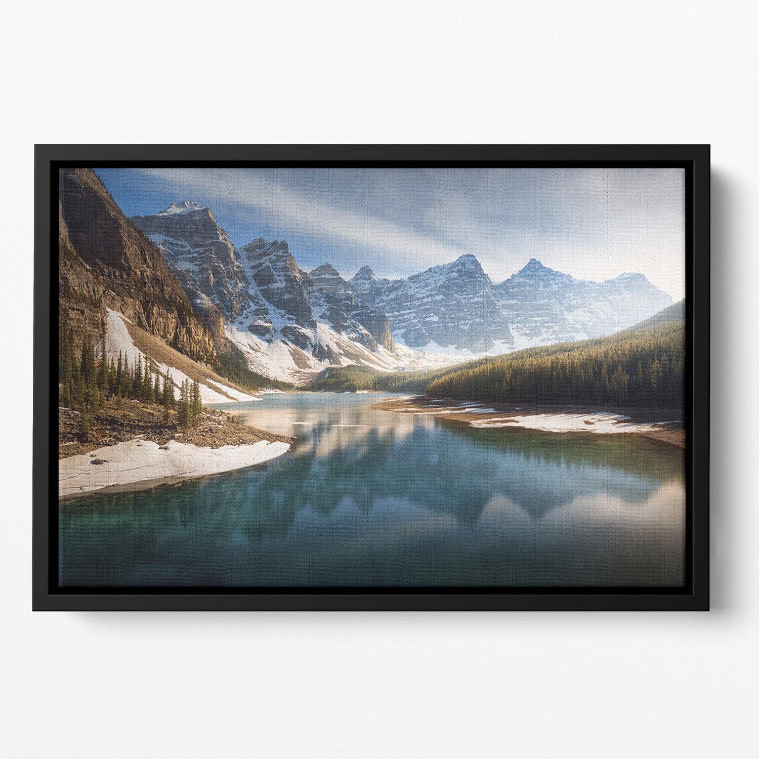 An Old Friend Floating Framed Canvas - Canvas Art Rocks - 2