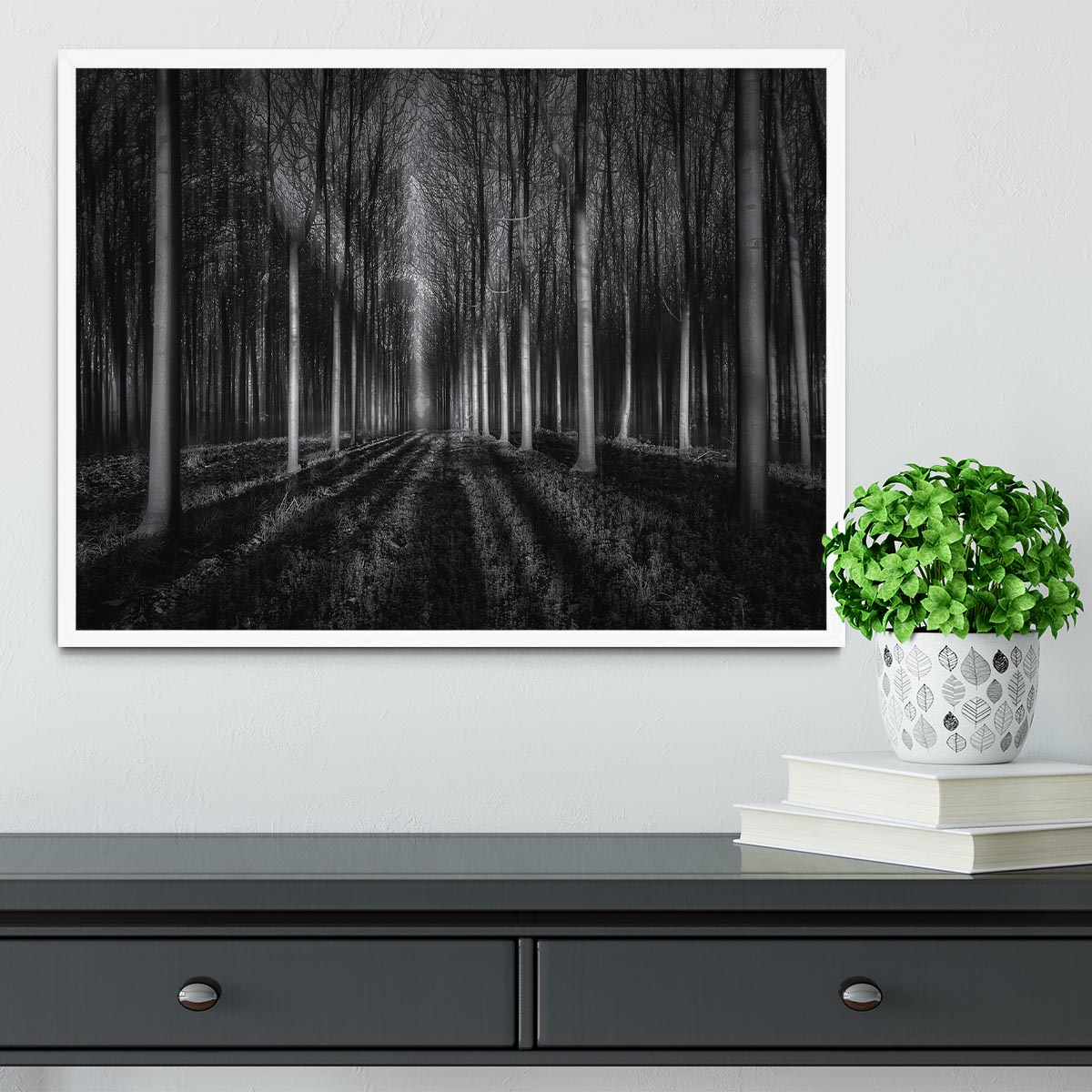 Into The Forest Framed Print - Canvas Art Rocks -6