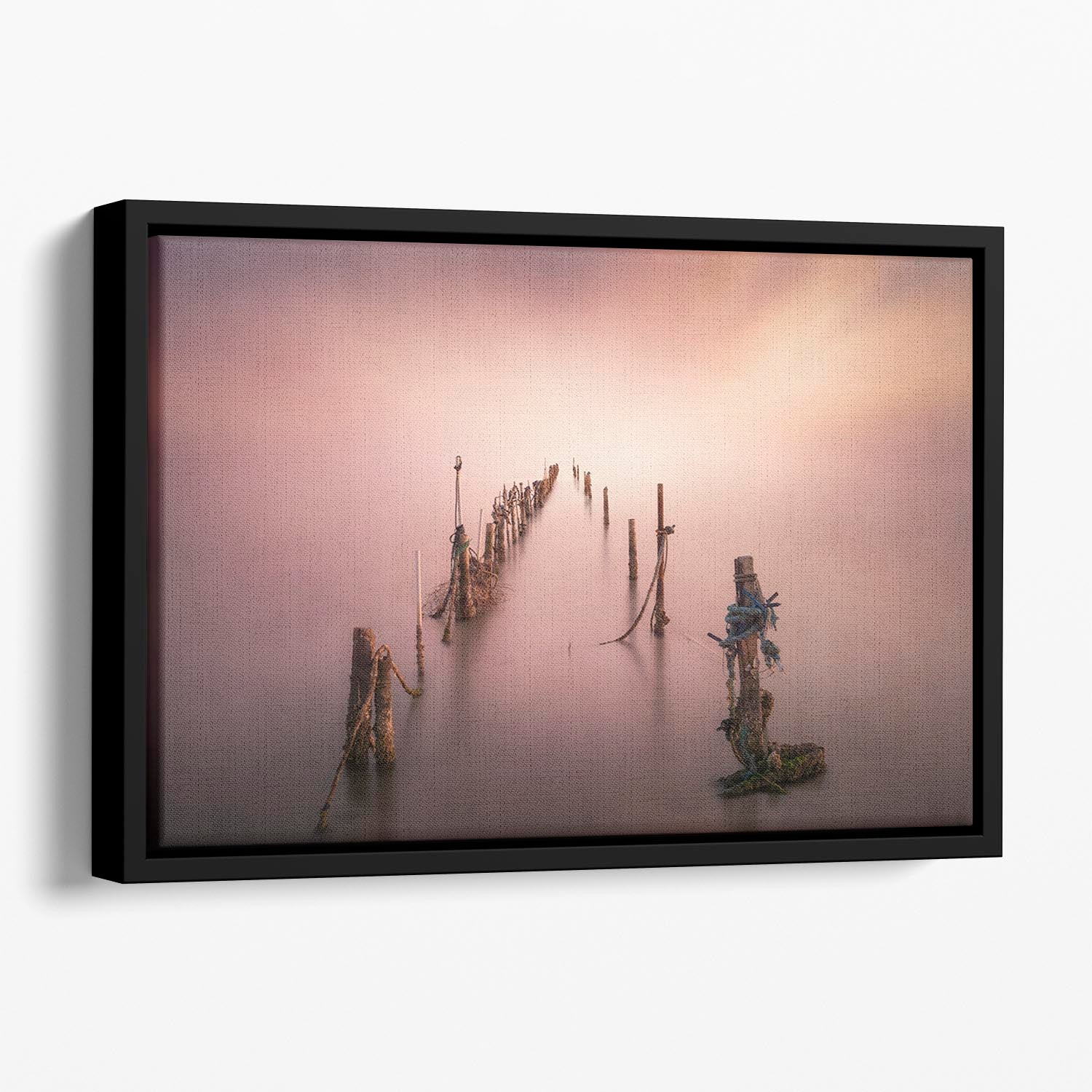 Sticks Floating Framed Canvas - Canvas Art Rocks - 1