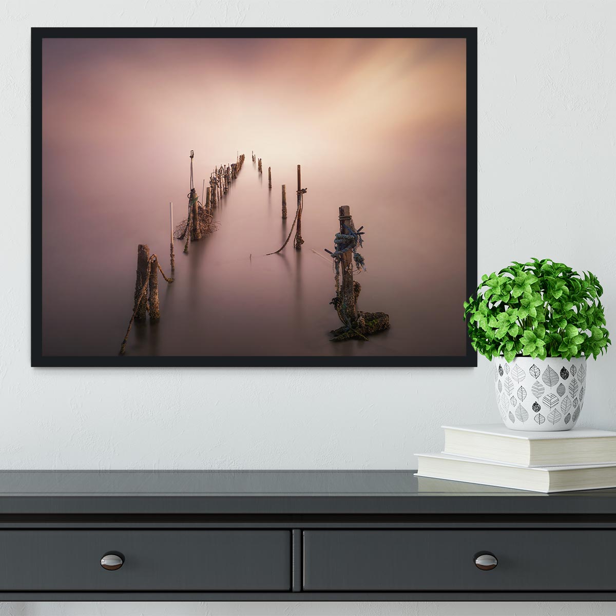 Sticks Framed Print - Canvas Art Rocks - 2