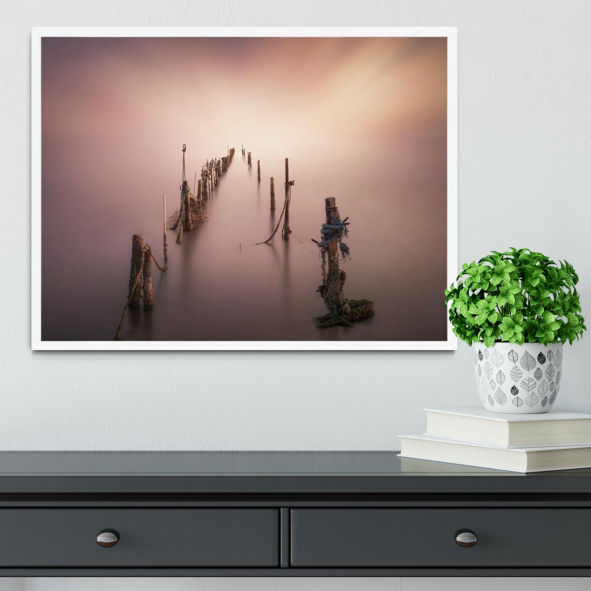 Sticks Framed Print - Canvas Art Rocks -6