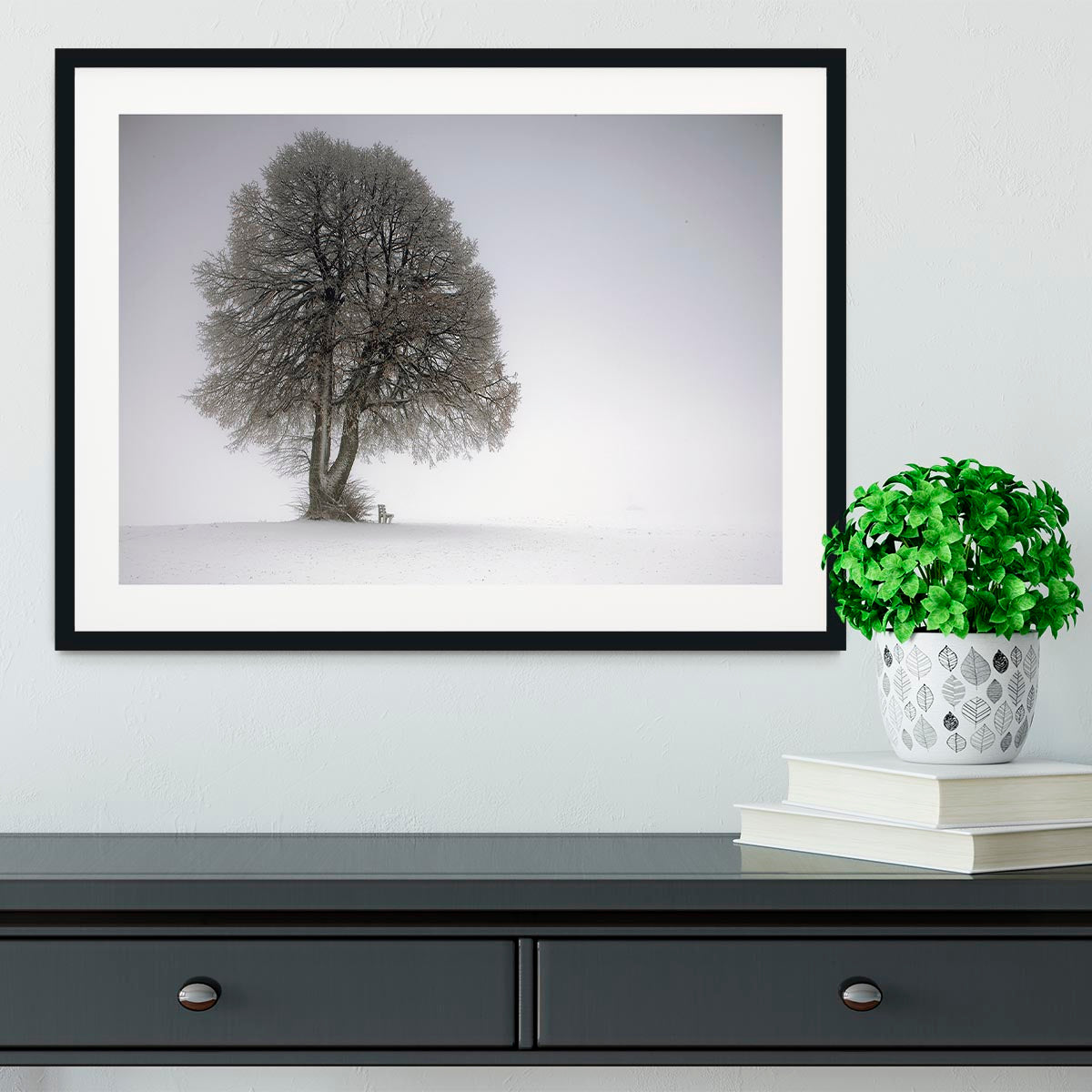 Winter Tree Framed Print - Canvas Art Rocks - 1