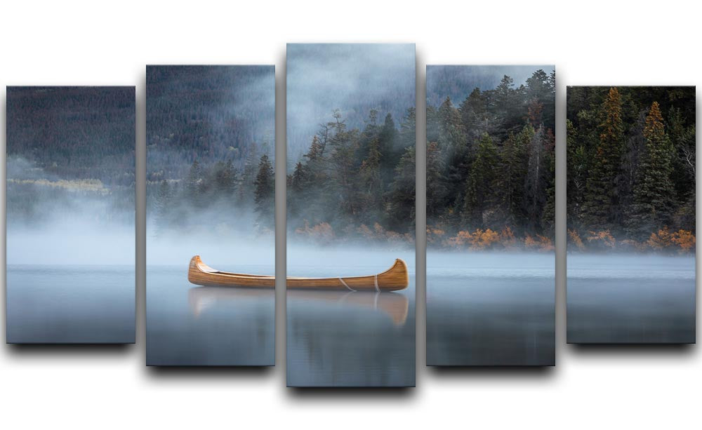 Jasper Canada 5 Split Panel Canvas - Canvas Art Rocks - 1