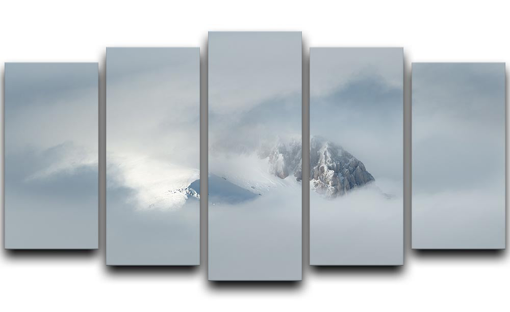 Mountain Peak 5 Split Panel Canvas - Canvas Art Rocks - 1