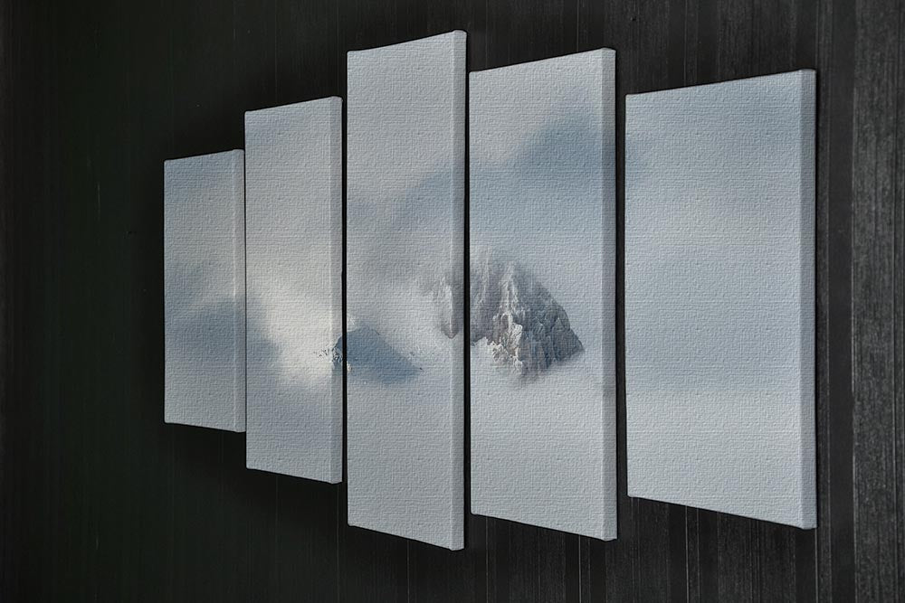 Mountain Peak 5 Split Panel Canvas - Canvas Art Rocks - 2