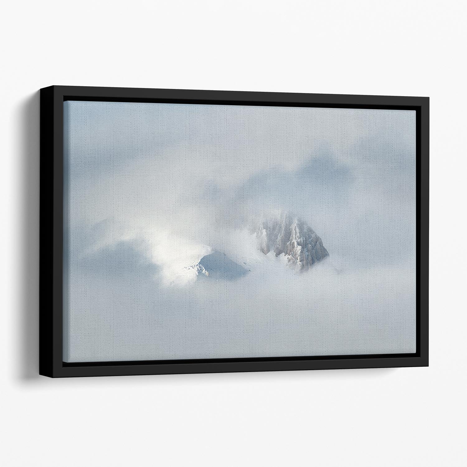 Mountain Peak Floating Framed Canvas - Canvas Art Rocks - 1