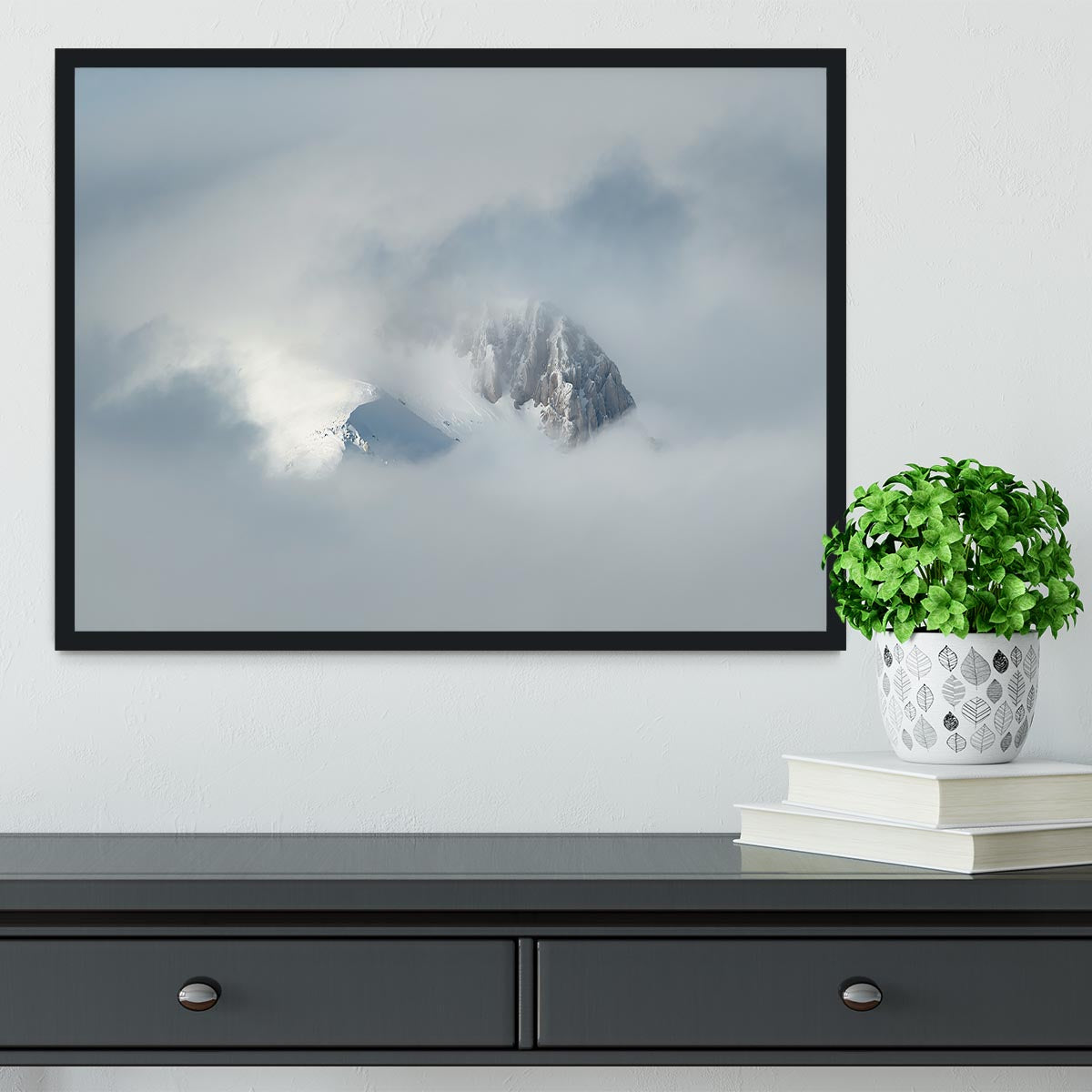 Mountain Peak Framed Print - Canvas Art Rocks - 2