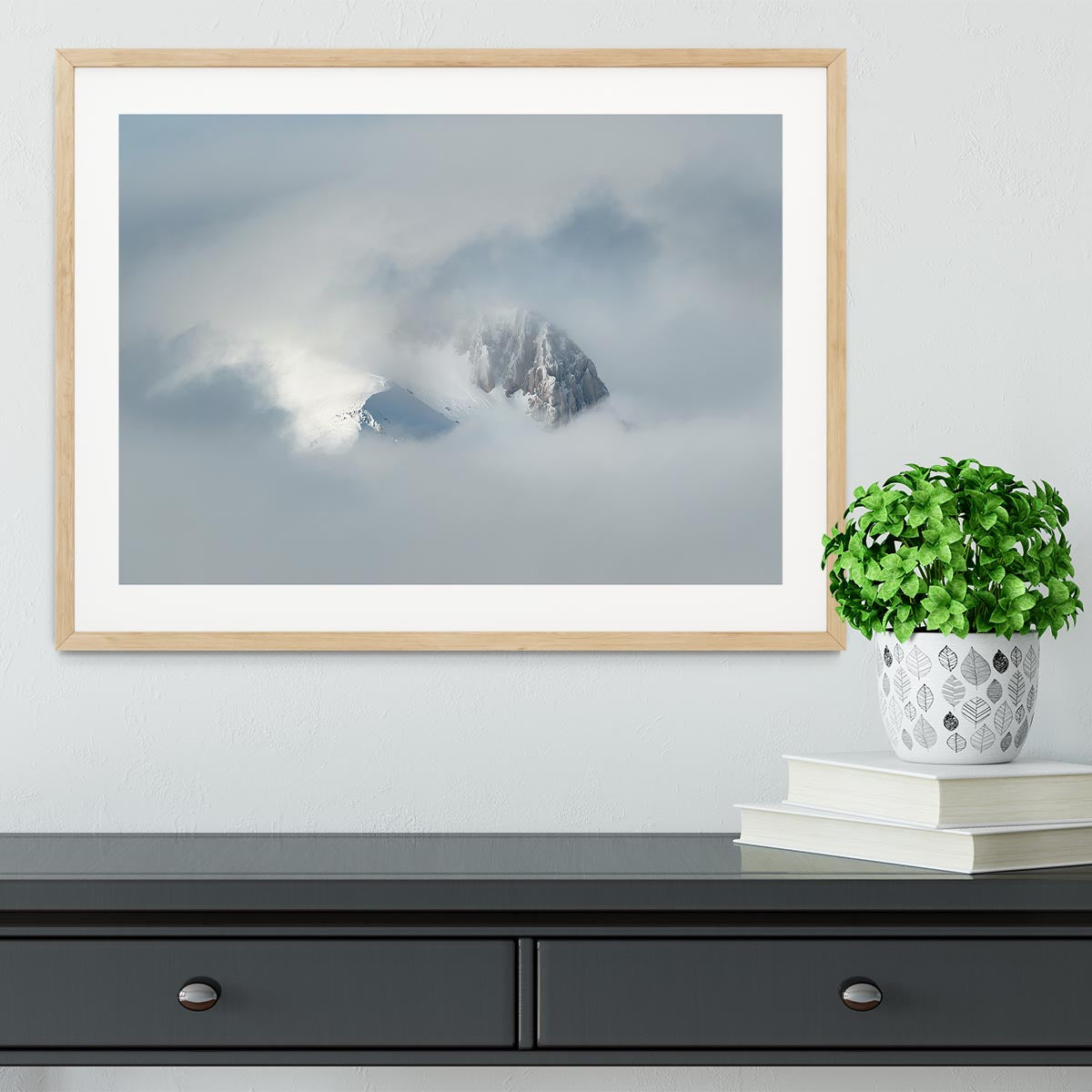 Mountain Peak Framed Print - Canvas Art Rocks - 3