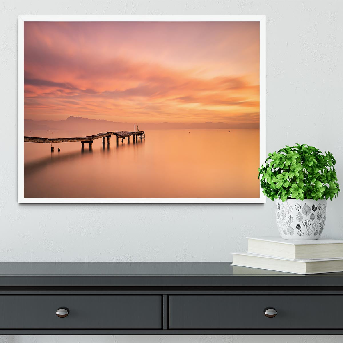 Garda Lake Framed Print - Canvas Art Rocks -6