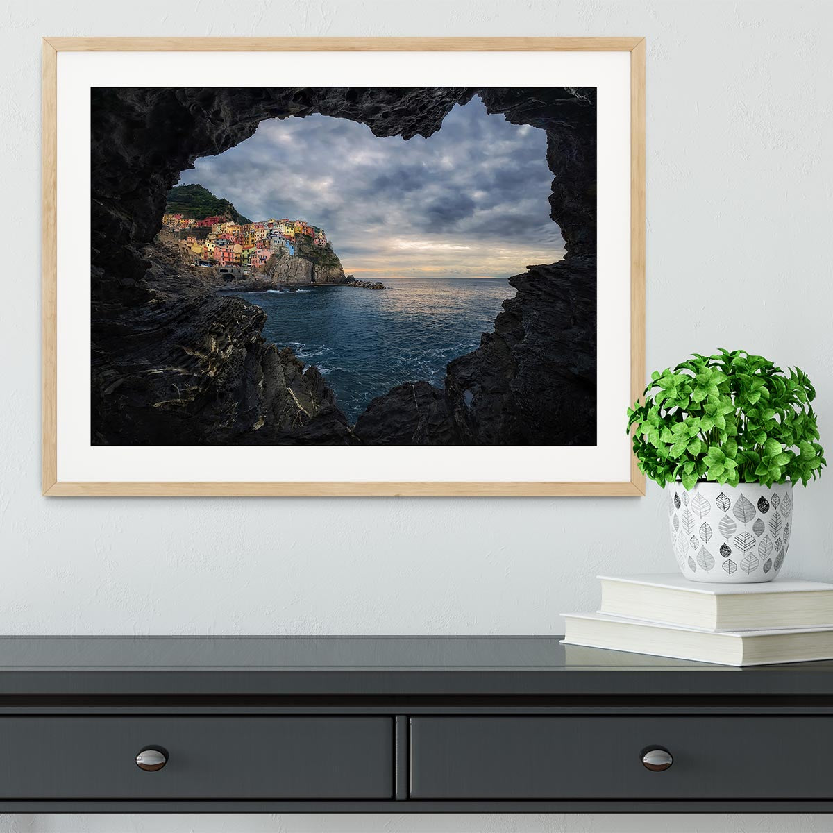 I Love Manarola Framed Print - Canvas Art Rocks - 3