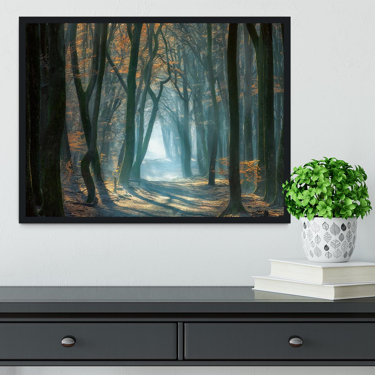 Cold Light Framed Print - Canvas Art Rocks - 2