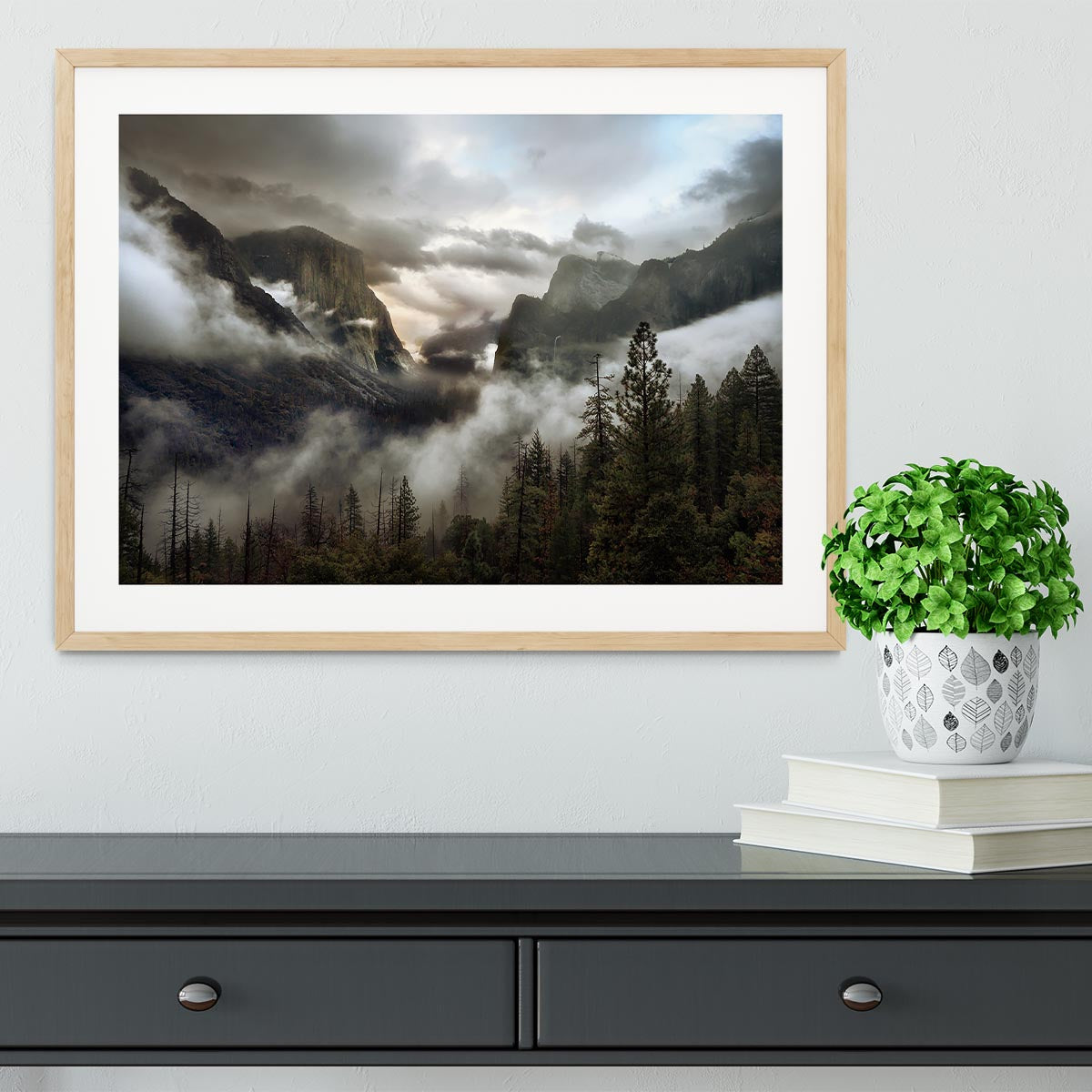 Upper Valley Morning Framed Print - Canvas Art Rocks - 3