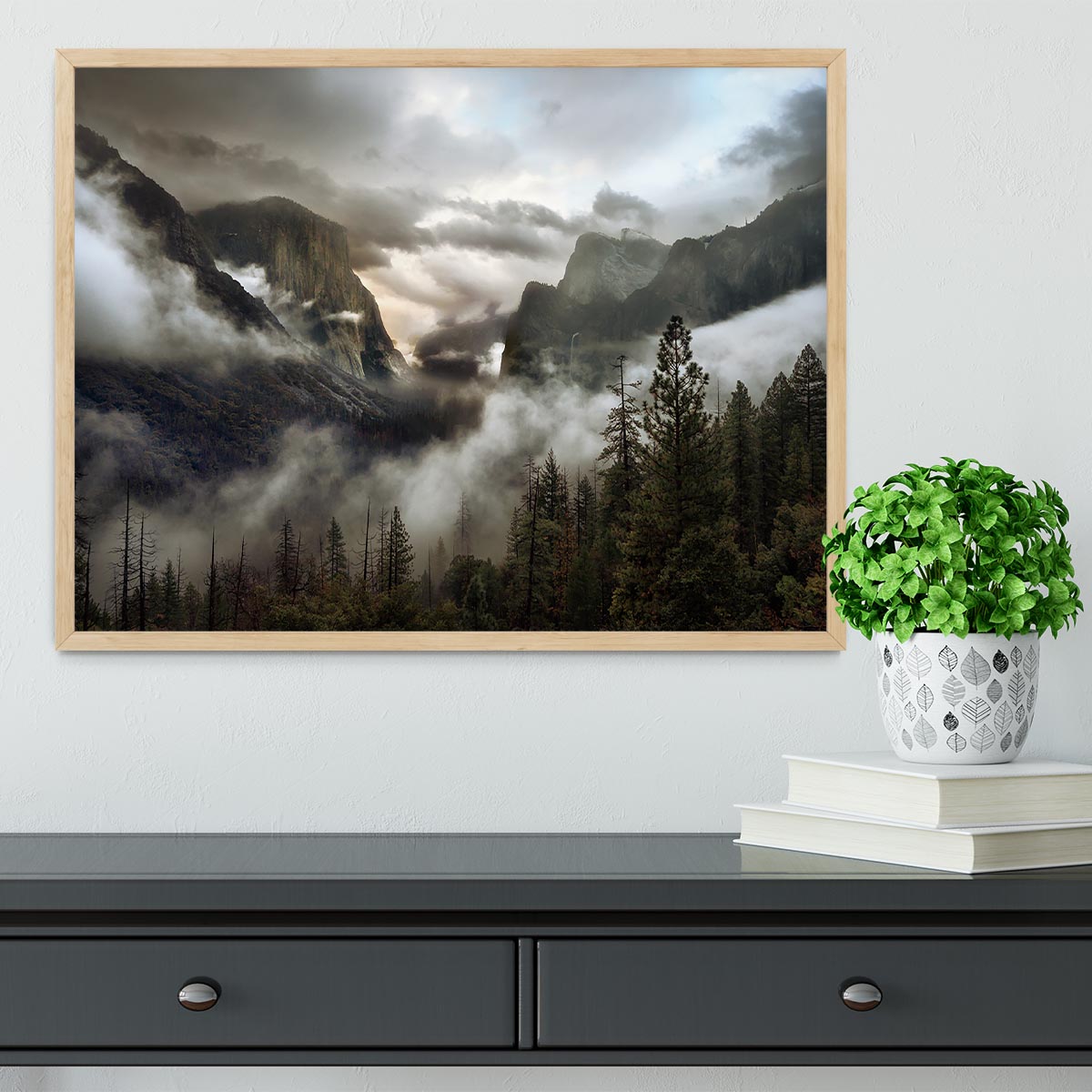 Upper Valley Morning Framed Print - Canvas Art Rocks - 4