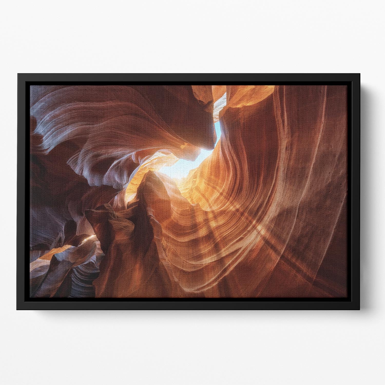 Antelope Hole Floating Framed Canvas - Canvas Art Rocks - 2