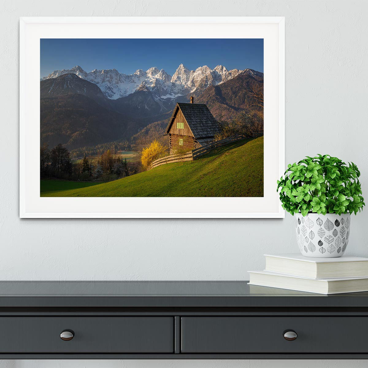 Idyllic Scenery Framed Print - Canvas Art Rocks - 5